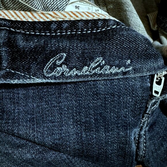 Corneliani Y5P Collection Mens Luxury Denim Jeans Sz W36 Made in Italy 5 Pocket - Picture 14 of 14